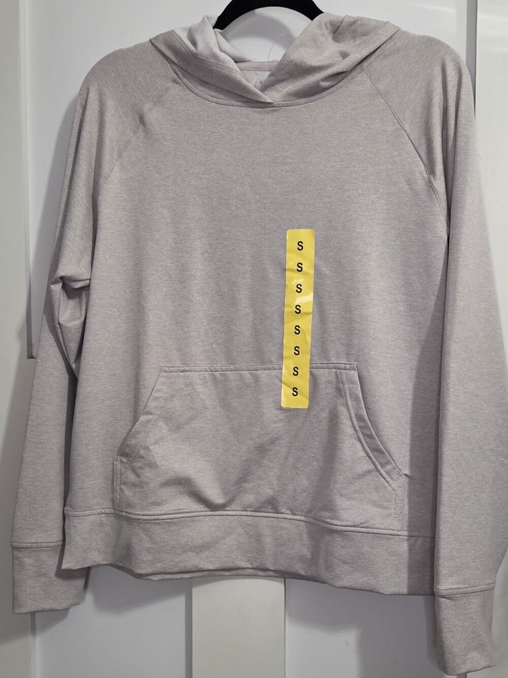 NWT Danskin Creamy Oatmeal Women's Hooded Pullover Sweatshirt
